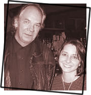 Mare with Eric Taylor at the Cafe Carpe November 2003